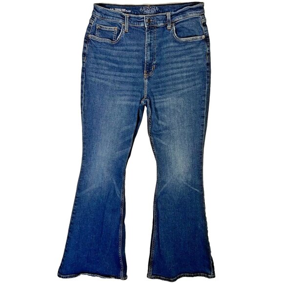 Arizona Jeans Denim - Arizona Jeans Co Jeans Womens Size 13 High Rise Vintage 70's Flare Leg